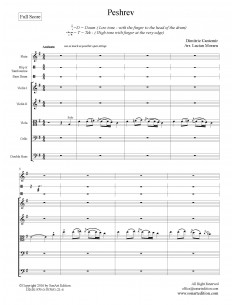 Peshrev - flute, string... 2
