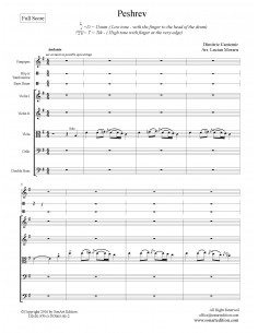 Peshrev - pan flute, string... 2