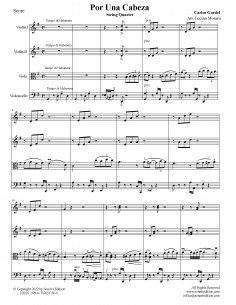 Por una cabeza - string... 2