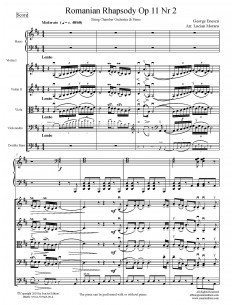 Romanian Rhapsody  op. 11,... 2