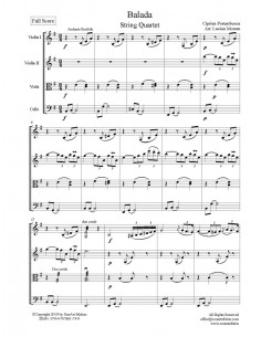 Balada -  string quartet 2