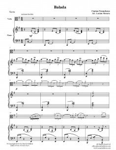 Balada -  viola & piano 2