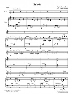 Balada -  violin & piano 2
