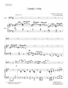 Lensky`s Aria  -  cello &... 2