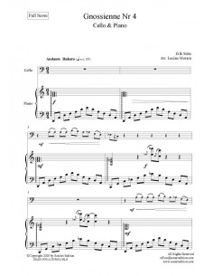 Gnossienne no. 4  -  cello... 2