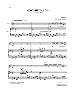 Gnossienne no. 4  -  flute... 2