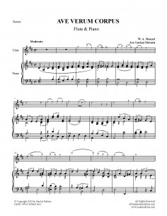 Ave Verum Corpus -  flute &... 2